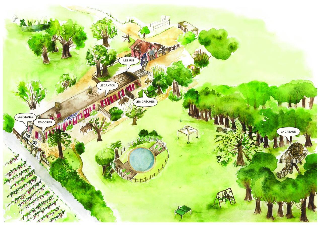 Du Vert & Du Bon Air - Linge Maison Inclus - Parking Prive Gratuit - Centre Ville Bergerac 10Mn - Domaine Bellevue Cottage En Perigord Lembras Екстер'єр фото
